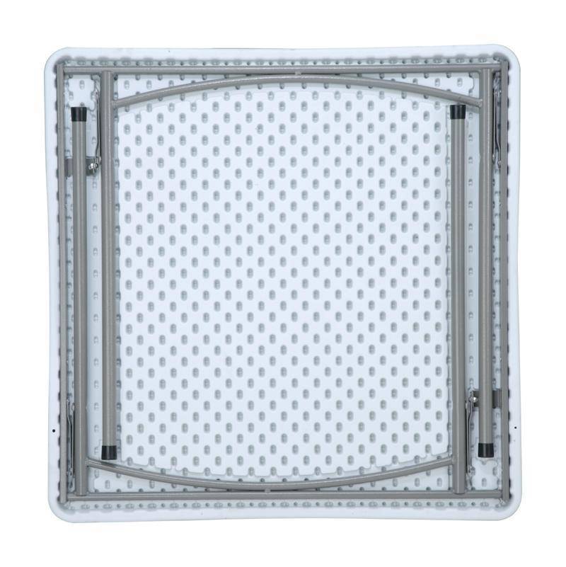 ΤΡΑΠΕΖΙ ΣΥΝΕΔΡΙΟΥ-CATERING Fylliana ΛΕΥΚΟ 87x87x74 ΠΤΥΣΣΟΜΕΝΟ