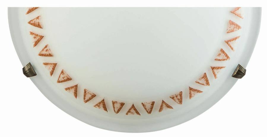 Απλίκα Γυαλί καφέ 1xE27 Φ30