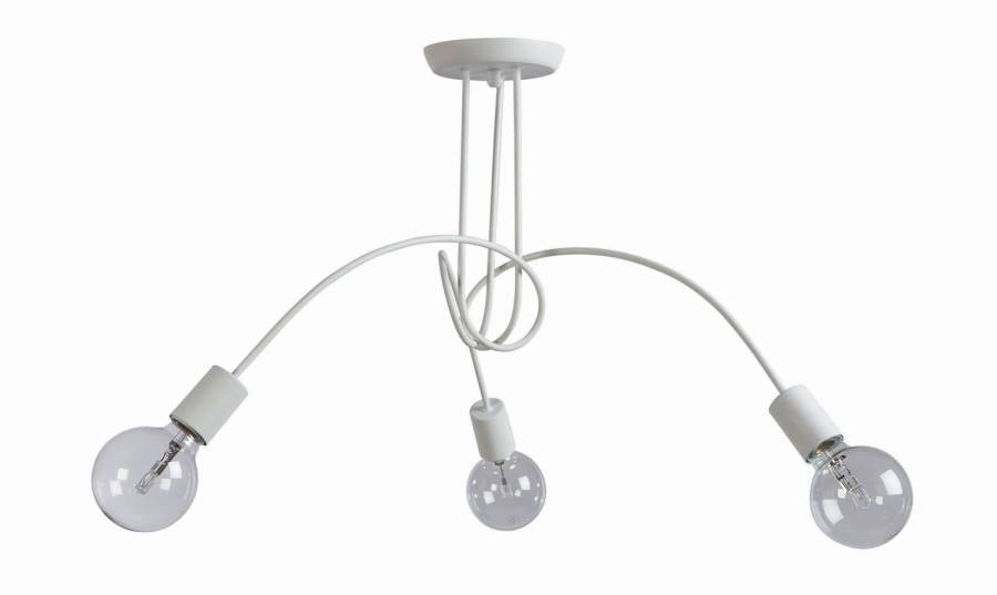 Φωτιστικό Πολύφωτο 3φ Μέταλλο λευκό Ε27