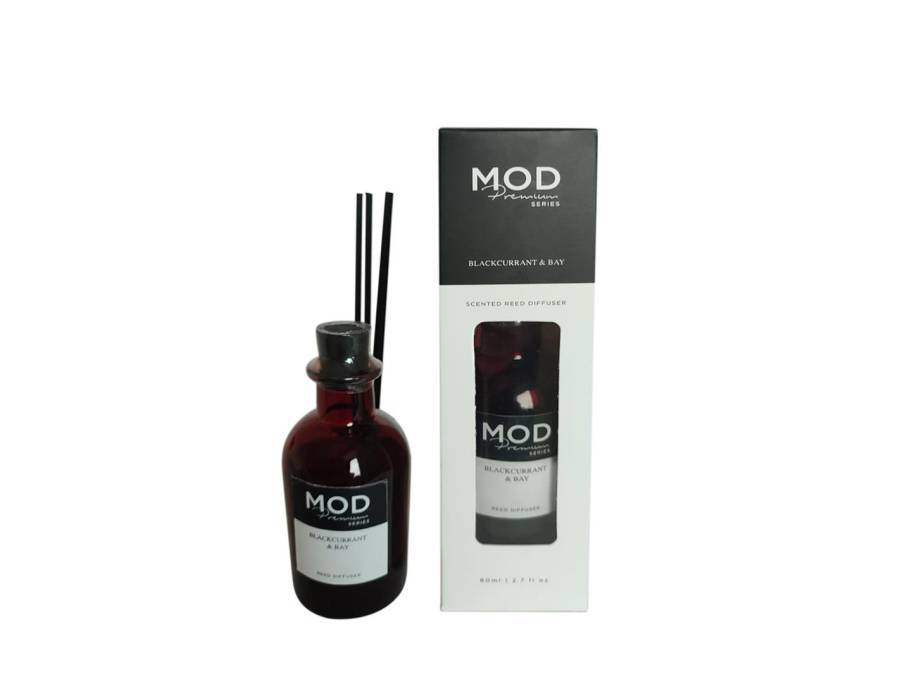 Diffuser 80ml με sticks blackcurrant & bay