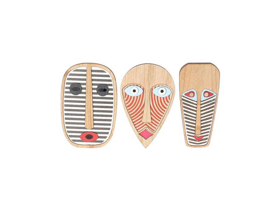 Μάσκα ξυλ.διακ.τοίχου 3σχ. 25Χ17