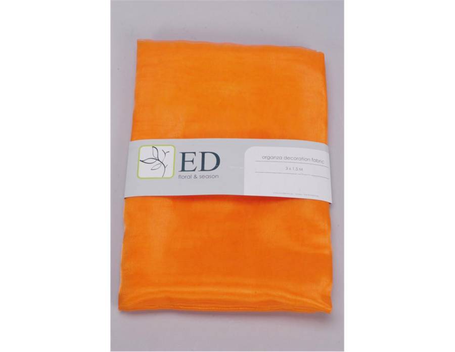 Ύφασμα οργάντζα πορτοκ.3Χ1,5Μ