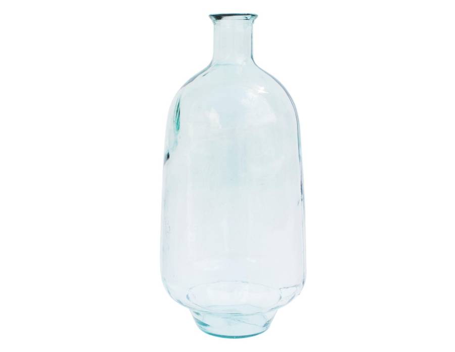 Βάζο γυάλ.recycled.διάφανο Η60cm