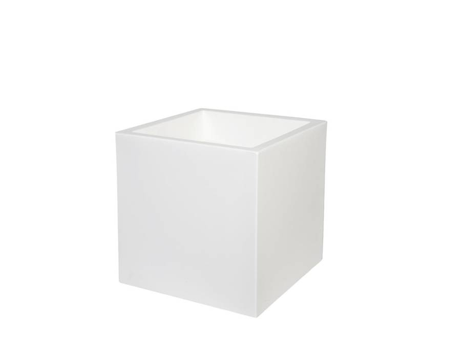 Γλάστρα CUBE λευκή 30Χ30Χ30