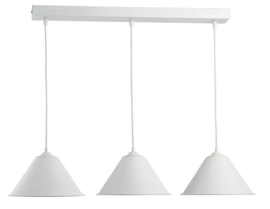 Φωτιστικό Πολύφωτο 3φ Αλουμίνιο λευκό Ε27