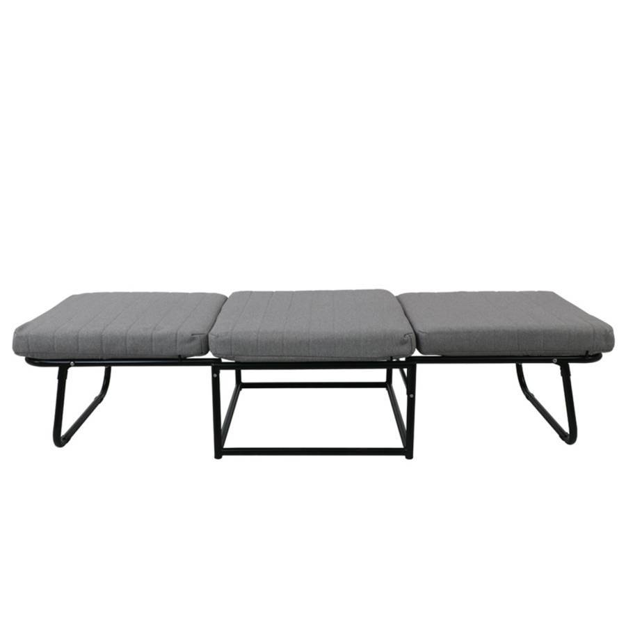 LOGAN Σκαμπό - Κρεβάτι Σαλονιού - Καθιστικού, Στρώμα 7cm, Ύφασμα Γκρι Ε-00017886 Ε9597,30