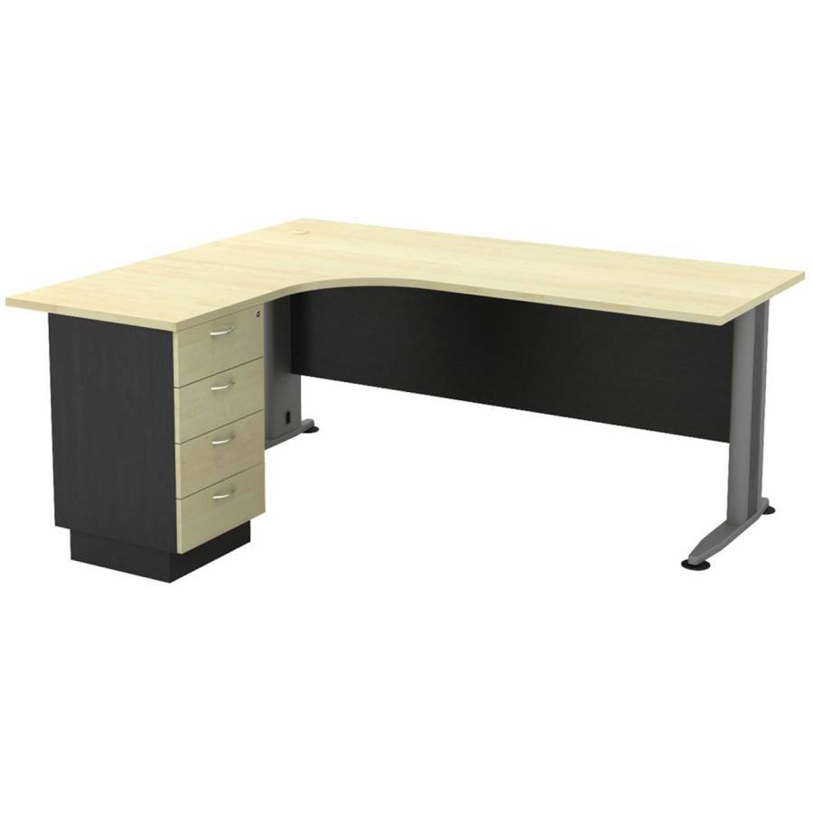 SUPERIOR COMPACT Αριστερή Γωνία - Απόχρωση Dark Grey - Beech Ε-00019942 ΕΟ995L