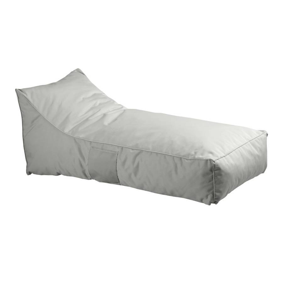 TACO Πουφ Ξαπλώστρα Ανάκλιντρο, 100% Αδιάβροχο Ύφασμα Γκρι Ε-00022823 Ε029,5