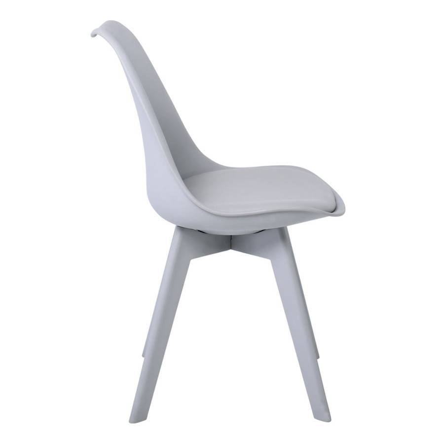 MARTIN-II Καρέκλα PP Γκρι, Μονταρισμένη Ταπετσαρία Ε-00017413 ΕΜ137,4