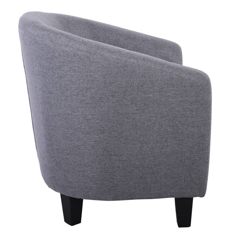 BOGA Πολυθρόνα Σαλονιού Καθιστικού, Ύφασμα Γκρι Ε-00023467 Ε7129,7W