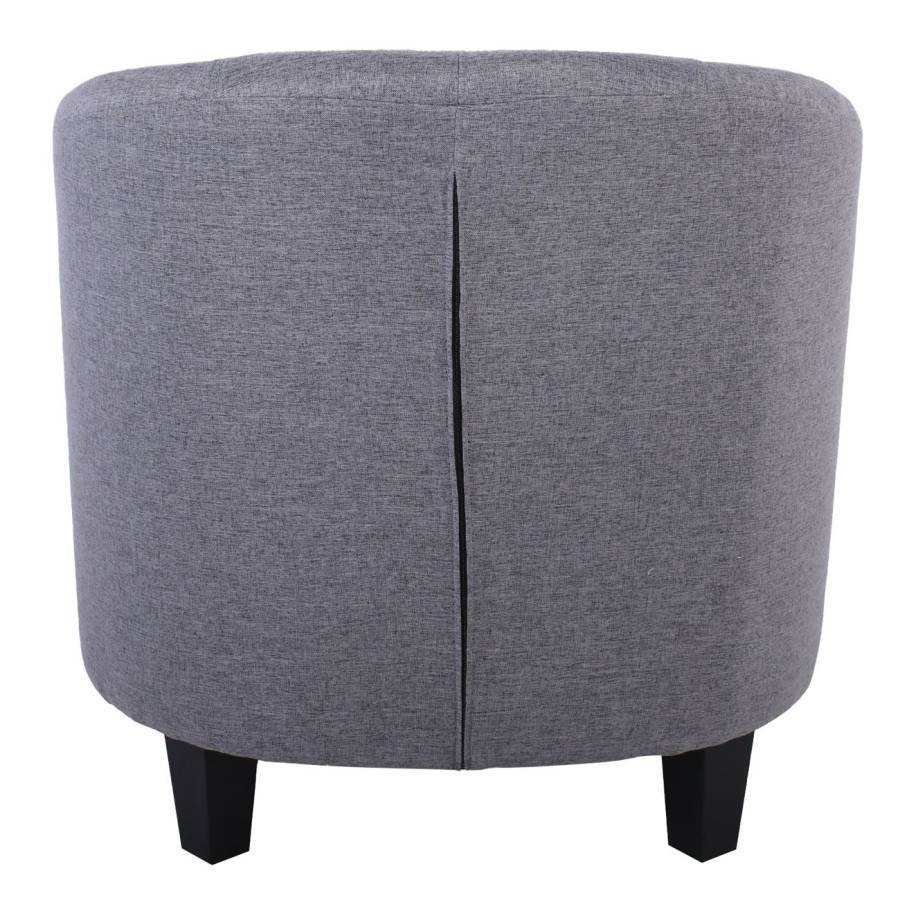 BOGA Πολυθρόνα Σαλονιού Καθιστικού, Ύφασμα Γκρι Ε-00023467 Ε7129,7W