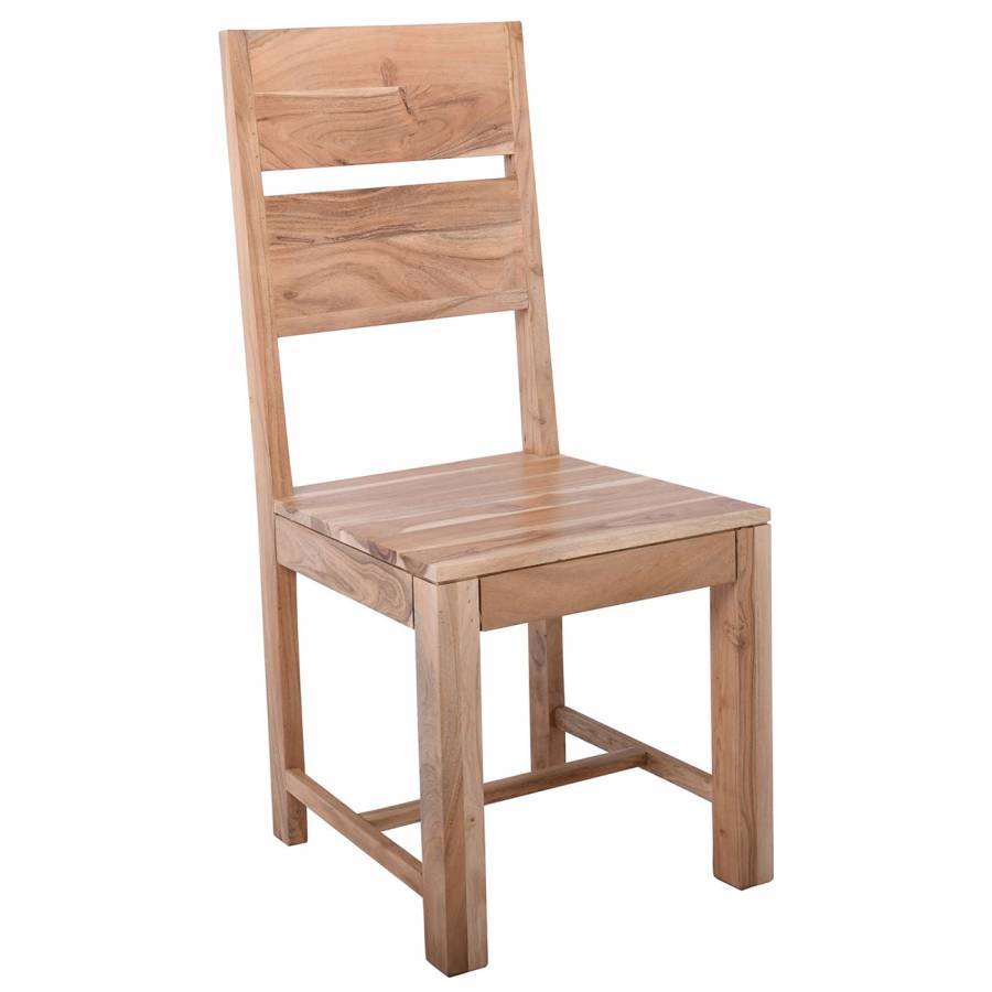 LIZARD MAX Καρέκλα Tραπεζαρίας Ξύλο Ακακία Φυσικό Ε-00024126 ΕΑ7093