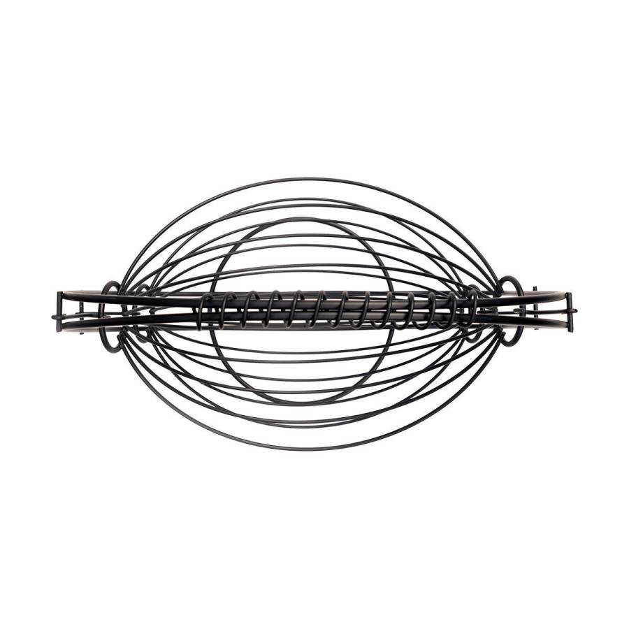 ESTIA ΦΡΟΥΤΙΕΡΑ 2 ΘΕΣΕΩΝ METAL BLACK ΜΕΤΑΛΛΙΚΗ 37χ20x42cm ΜΑΥΡΗ