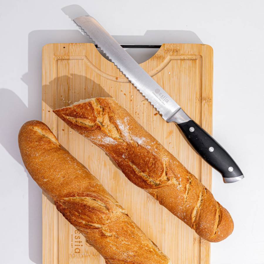 ESTIA ΜΑΧΑΙΡΙ ΨΩΜΙΟΥ BUTCHER ANOΞΕΙΔΩΤΟ 2.3mm ME ΛΕΠΙΔΑ 3CR14