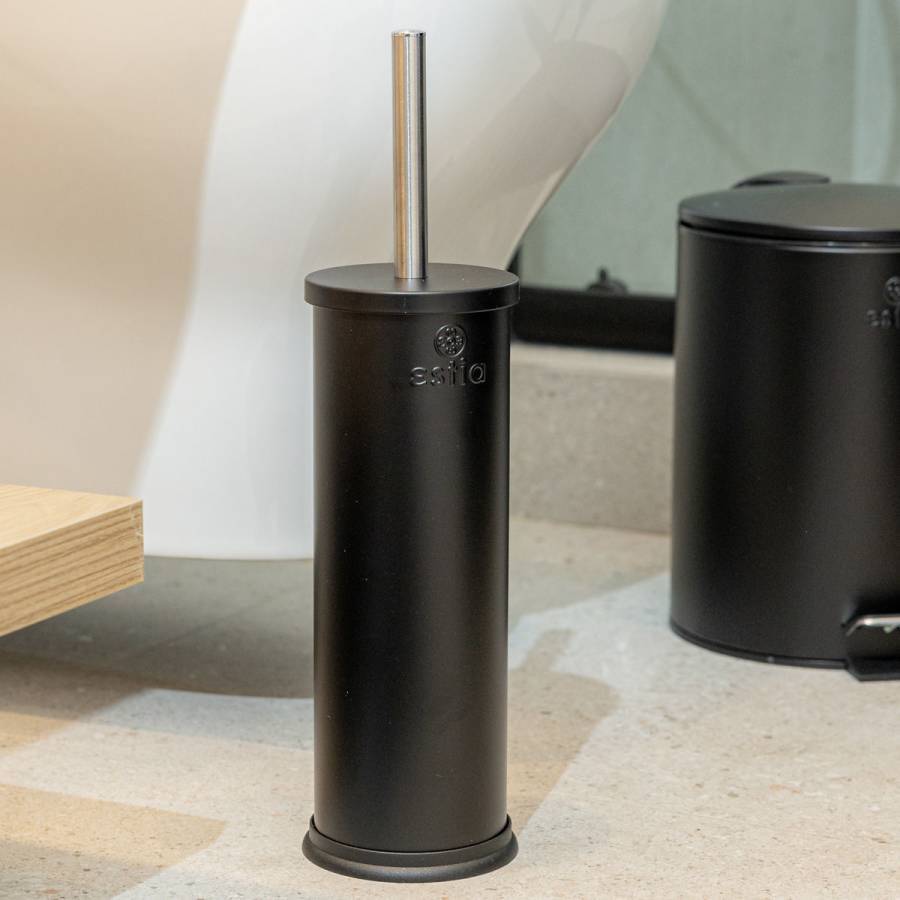 ESTIA ΠΙΓΚΑΛ CLASSIC ΜΕΤΑΛΛΙΚΟ ΜΕ ΠΛΑΣΤΙΚΟ ΔΟΧΕΙΟ 23cm ΜΑT ΜΑΥΡΟ