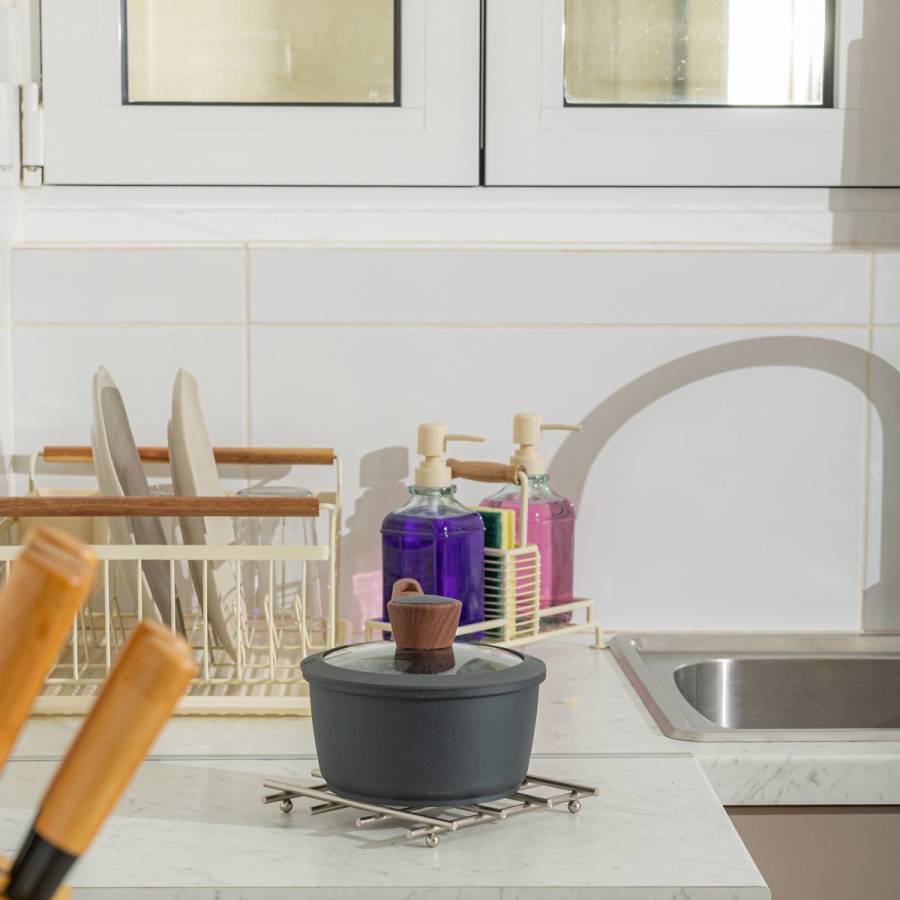 ESTIA ΒΑΣΗ ΜΑΓΕΙΡΙΚΟΥ ΣΚΕΥΟΥΣ NICKEL ΑΠΟ ΚΡΑΜΑ ΨΕΥΔΑΡΓΥΡΟΥ