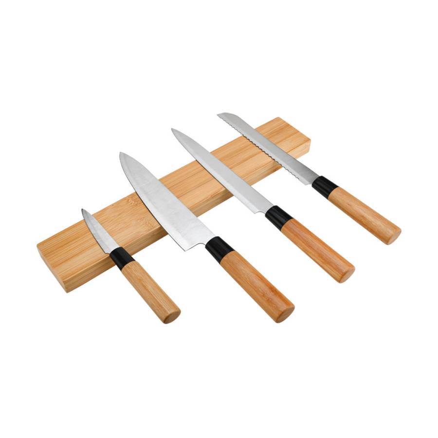 ESTIA ΜΑΓΝΗΤΙΚΗ ΒΑΣΗ BAMBOO ESSENTIALS ΓΙΑ ΕΡΓΑΛΕΙΑ ΚΟΥΖΙΝΑΣ 40x7x2.5cm