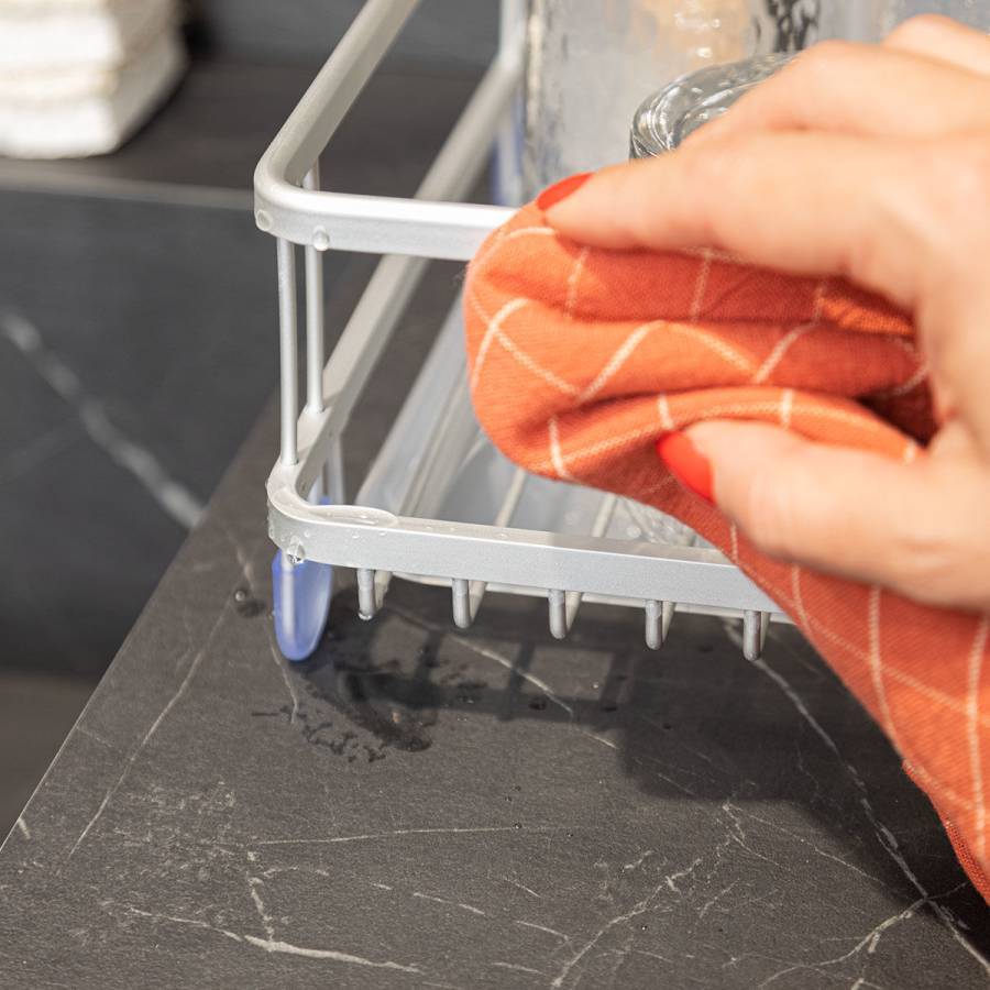 ESTIA ΠΙΑΤΟΘΗΚΗ ΑΛΟΥΜΙΝΙΟΥ 12x50x30 ΜΕ ΔΙΑΦΑΝΗ ΔΙΣΚΟ