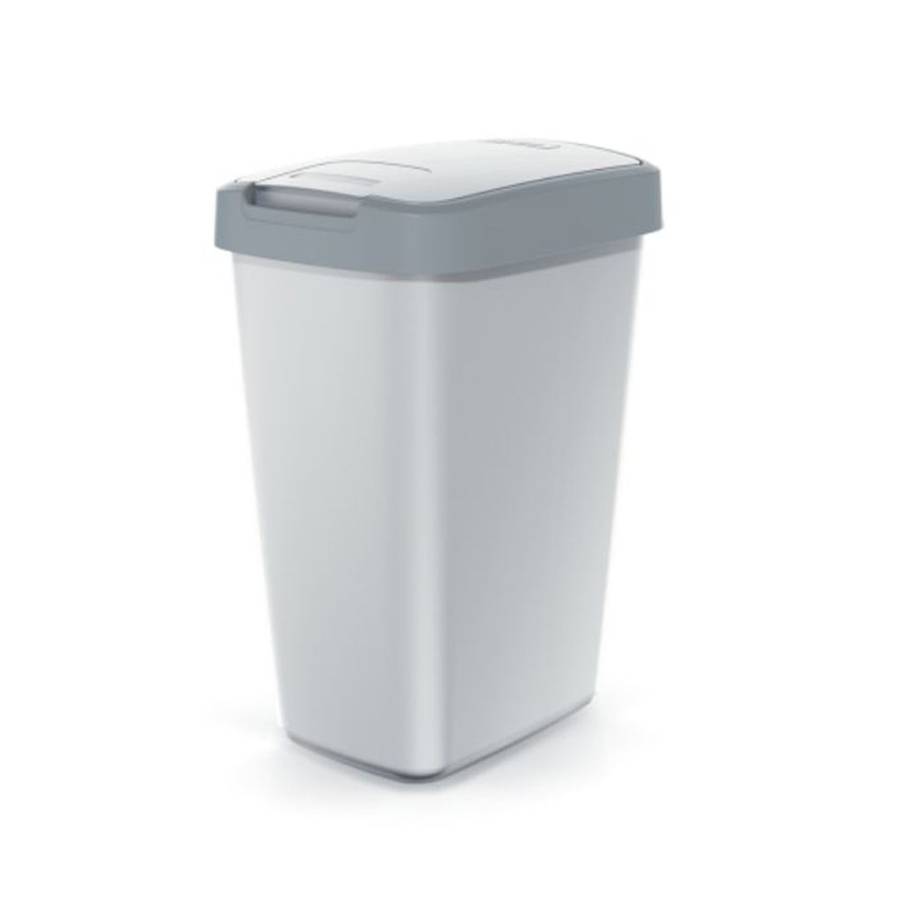 COMPACTA Q ΓΚΡΙ ΠΛΑΣΤΙΚΟΣ ΚΑΔΟΣ 12LT 26Χ20Χ36ΕΚ