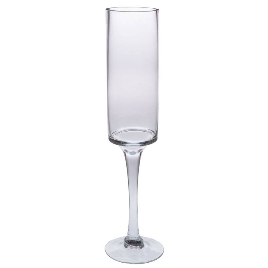 ΔΙΑΦΑΝΟ ΒΑΖΟ ΜΕ ΠΟΔΙ Φ 10Χ50 ΕΚ