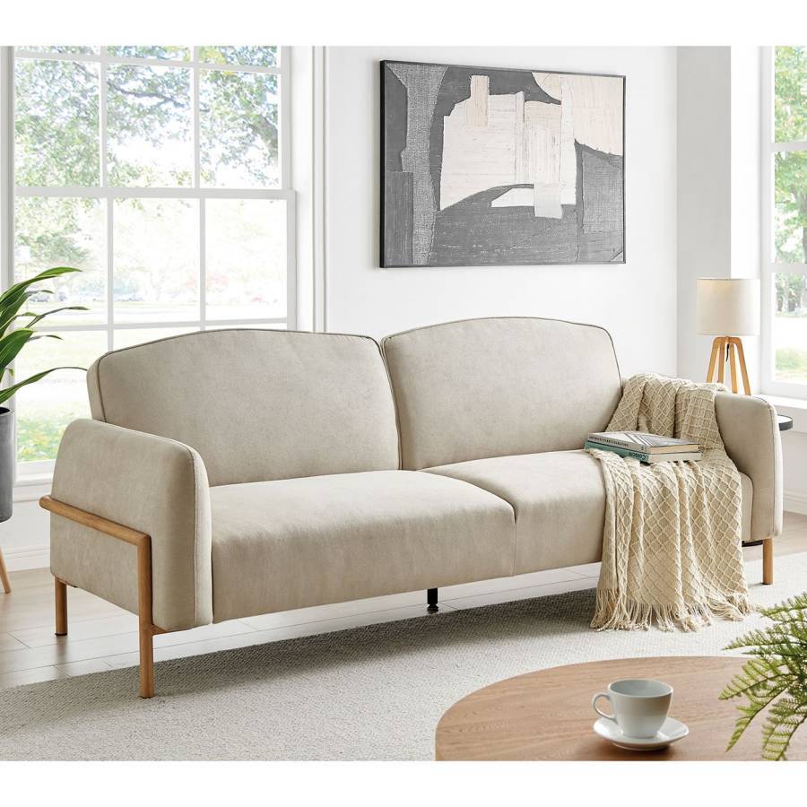 MOLINO Καναπές - Κρεβάτι Σαλονιού - Καθιστικού, Ύφασμα Μπεζ Ε-00024937 Ε9415,2