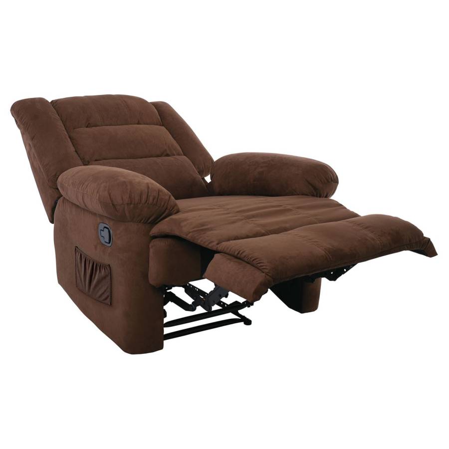 JULIA Massage Πολυθρόνα Relax Σαλονιού - Καθιστικού, Ύφασμα Καφέ Ε-00026384 Ε971,1Μ