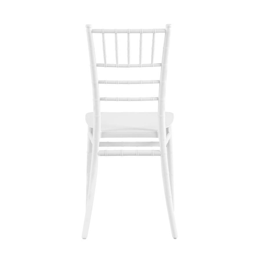 ILONA-W Καρέκλα Εστίασης - Catering Στοιβαζόμενη PP Άσπρο Ε-00026388 Ε385W