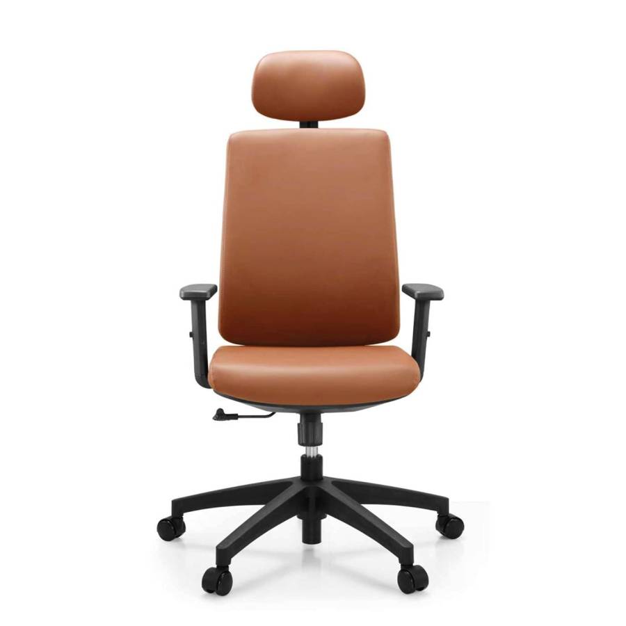 BF8200 Πολυθρόνα Γραφείου Διευθυντή, Pu Camel Ε-00026642 ΕΟ623,2