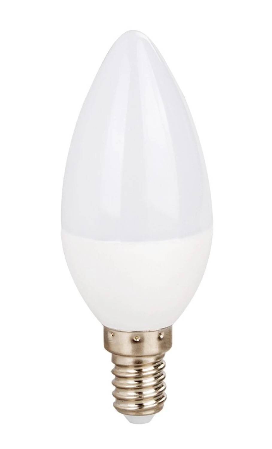 LED SMD C37 7W 3000K 230V AC 560LM RA80 30000HRS 200° 1xE14