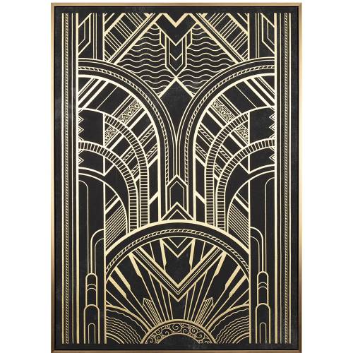 ΠΙΝΑΚΑΣ 70Χ100 ΕΚ ART DECO ΘΕΜΑ ΤΥΠΩΜΑ ΣΕ ΚΑΜΒΑ
