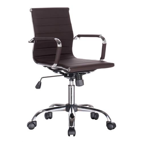 ΚΑΡΕΚΛΑ ΓΡΑΦΕΙΟΥ Fylliana 7501-3 ΚΑΦΕ ΔΕΡΜΑΤΙΝΗ 57*59*88.5/96.5 x.f