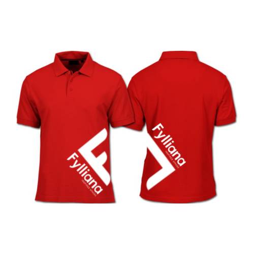 ΜΠΛΟΥΖΑ FYLLIANA POLO ΜΑΝ KOKKINO ΧΡΩΜΑ