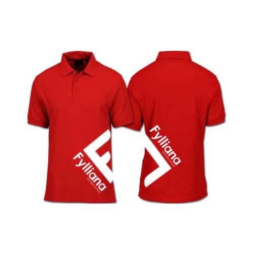 ΜΠΛΟΥΖΑ FYLLIANA POLO WOΜΑΝ ΚΟΚΚΙΝΟ ΧΡΩΜΑ