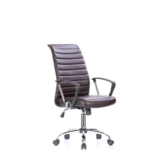 ΚΑΡΕΚΛΑ ΓΡΑΦΕΙΟΥ ΚΑΦΕ ΔΕΡΜΑΤΙΝΗ SP-6141-6 57*59.5*113/123 x.f