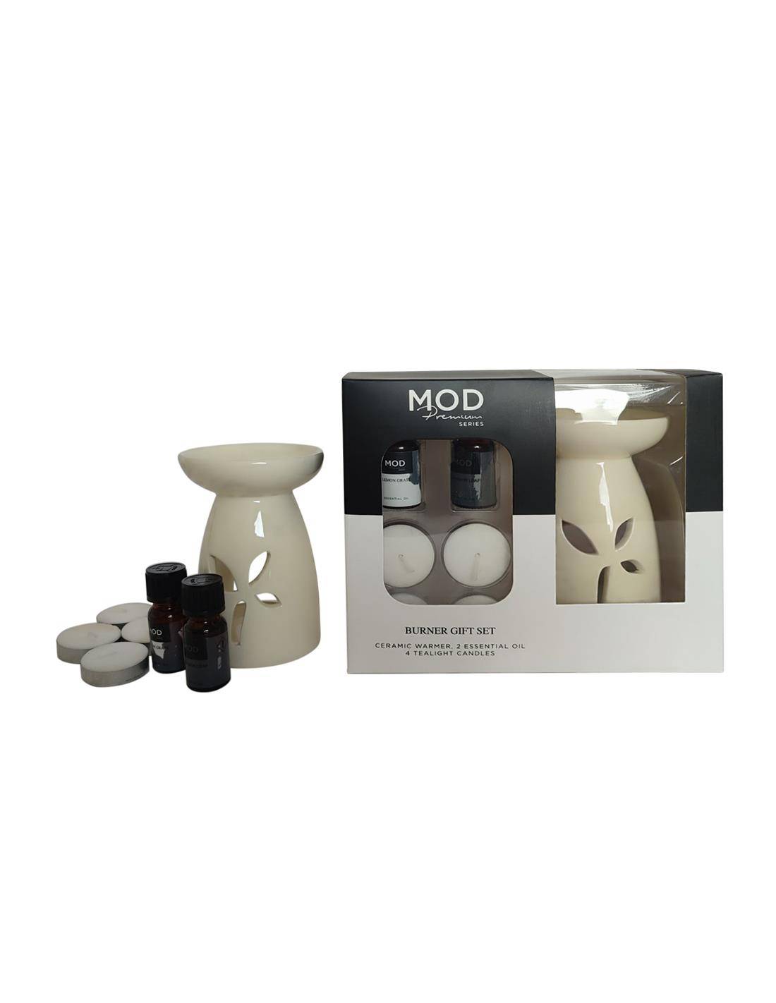 Αρωματιστής κεραμ.με 2λαδάκια 10ml & 4ρεσώ σετ δώρου