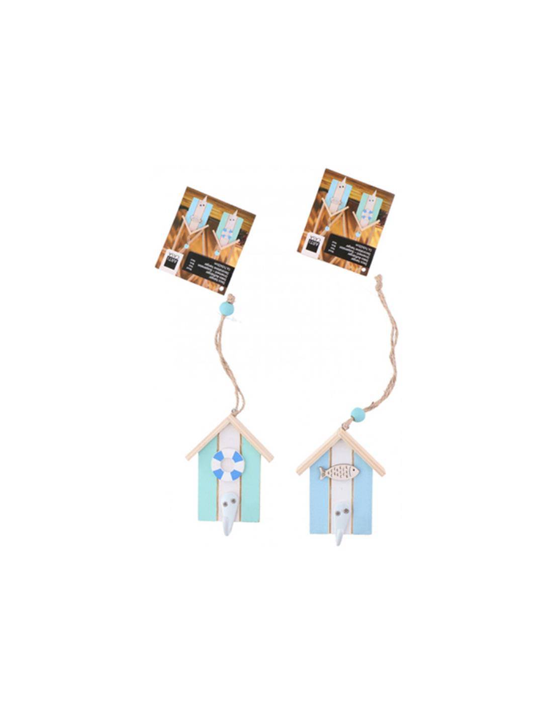 Διακοσμ.σπιτάκι κρεμαστό 2 σχ.  7Χ3Χ22