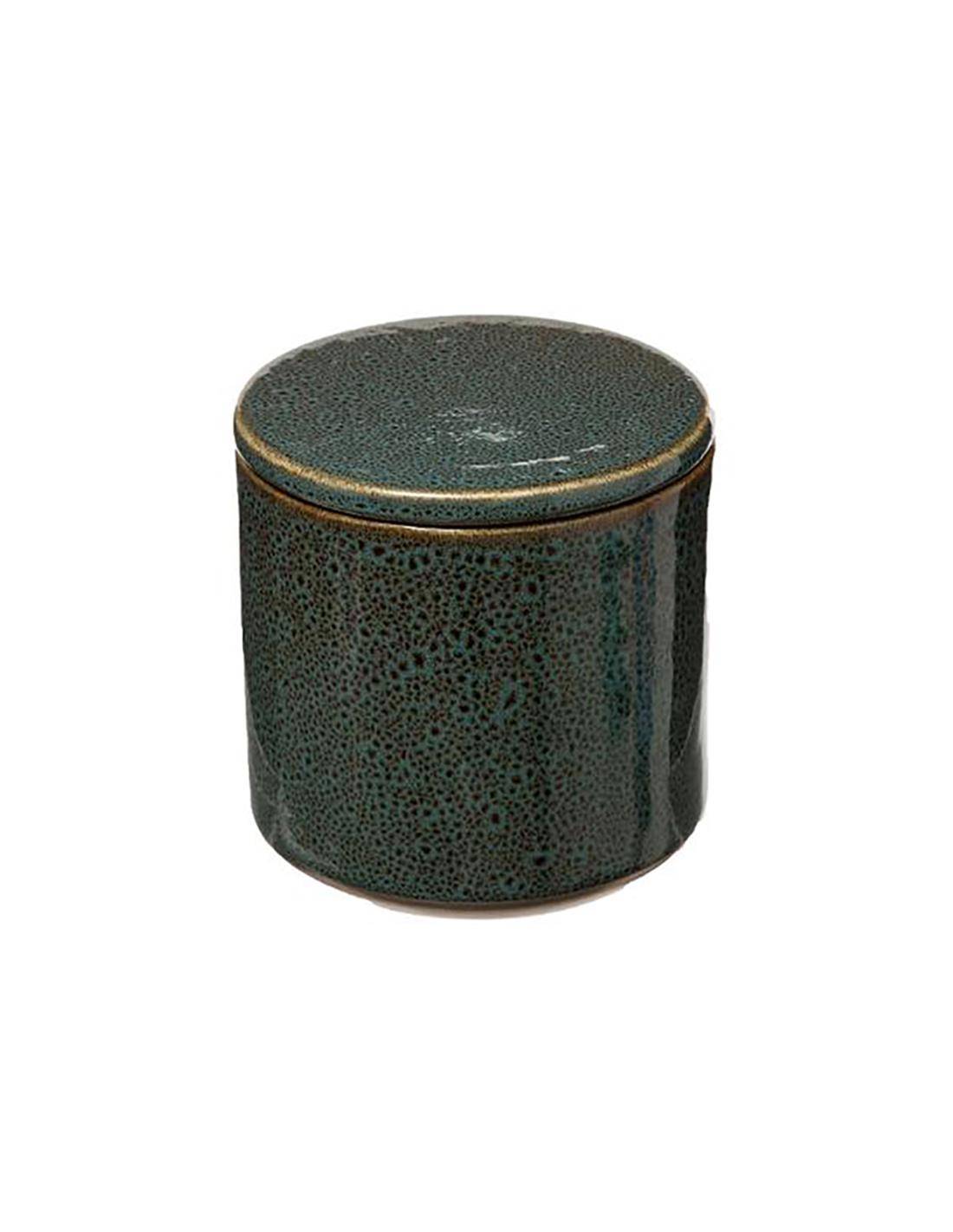 Δοχείο κεραμ.με καπάκι πραάσ.HARMONY Φ10,3