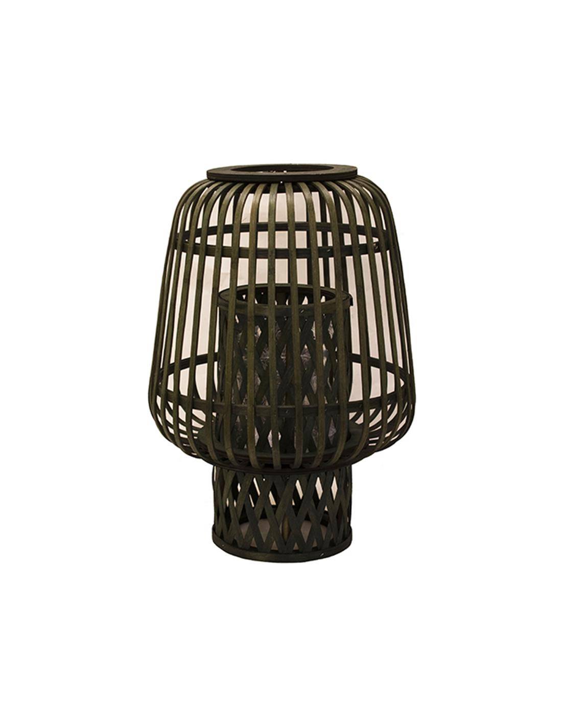 Φανάρι bamboo λαδί Φ27Χ30/45