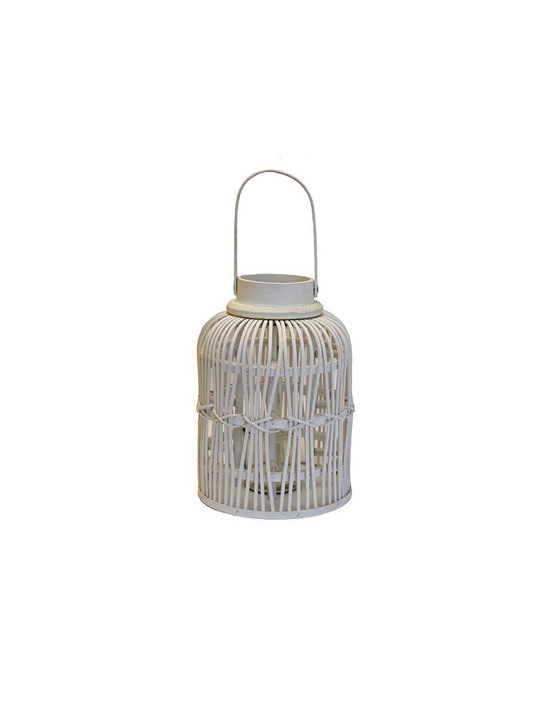 Φανάρι bamboo λευκό 24Χ35/49