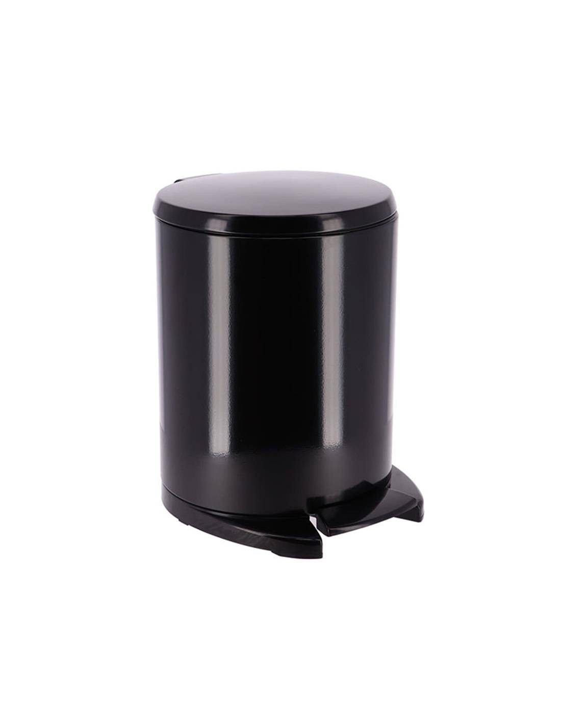 Κάδος απορ.μαύρος 6LT soft close