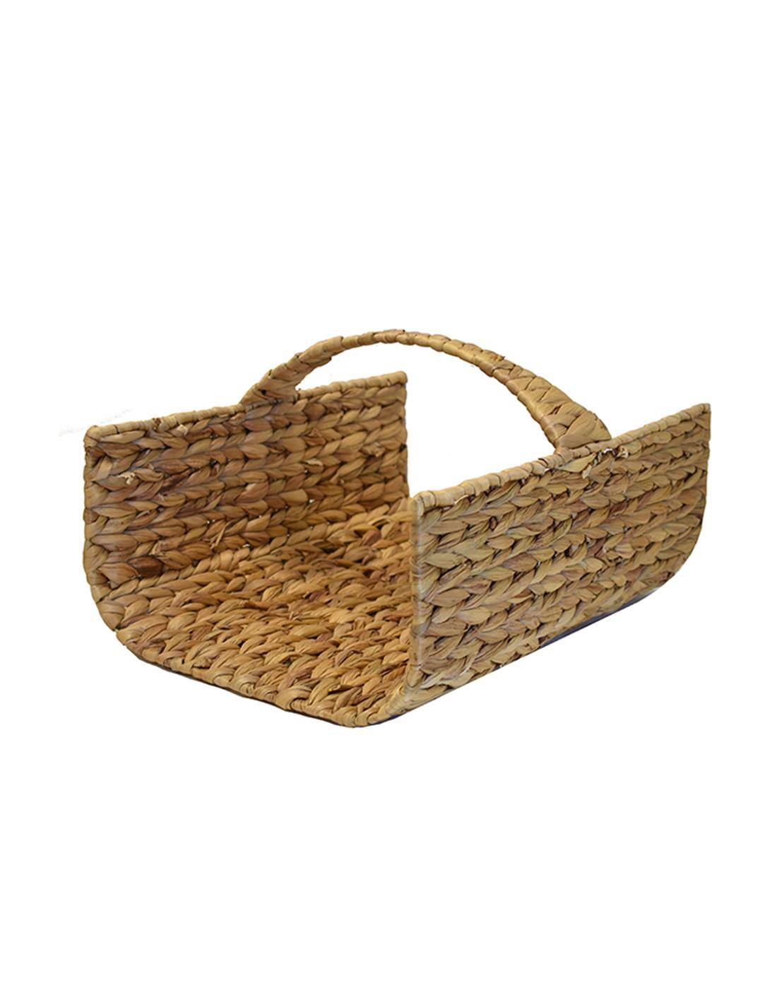 Καλάθι εφημεριδοθήκη με χέρι υδρουάκινθος 41Χ33Χ16/25