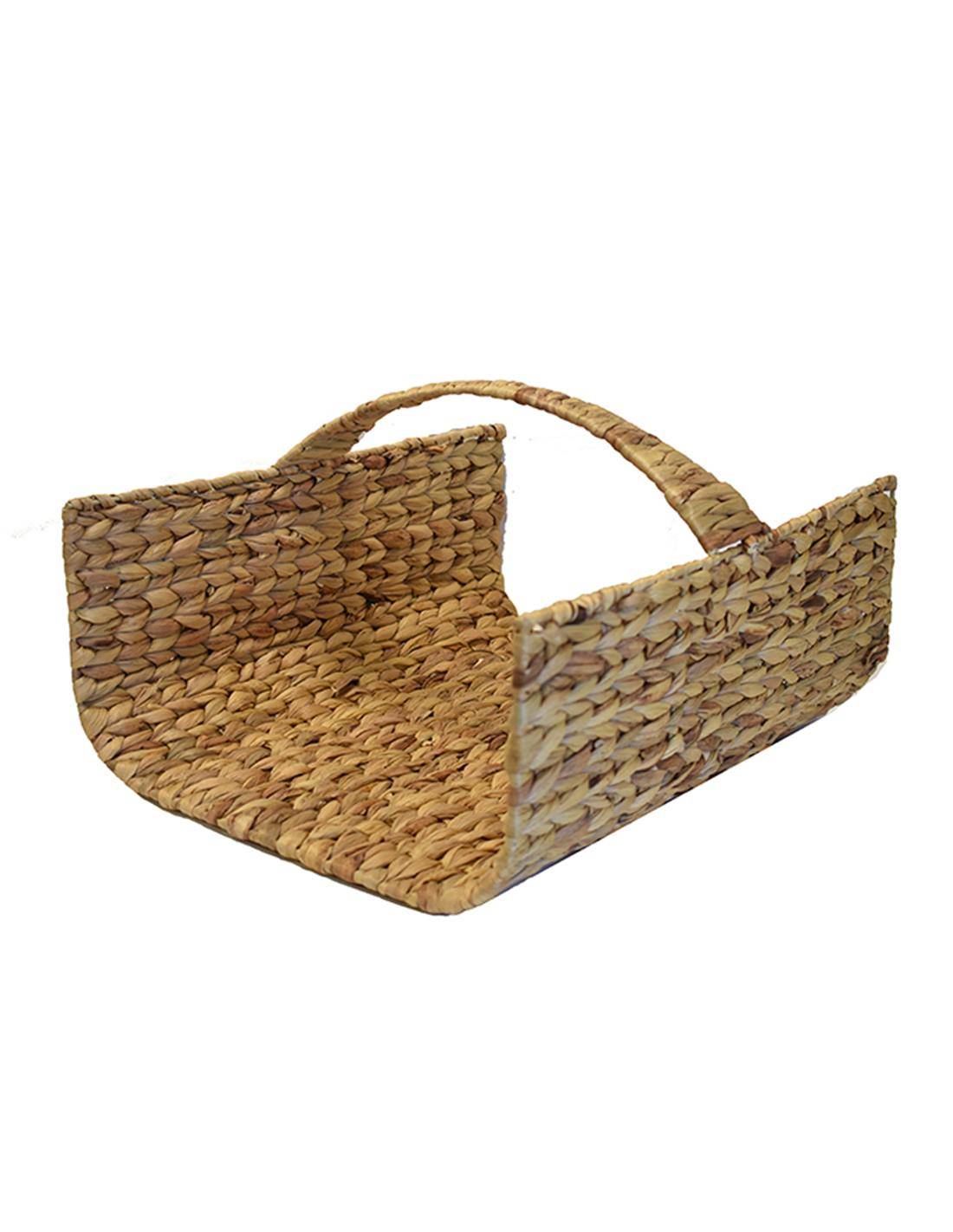 Καλάθι εφημεριδοθήκη με χέρι υδρουάκινθος 46Χ38Χ19/28