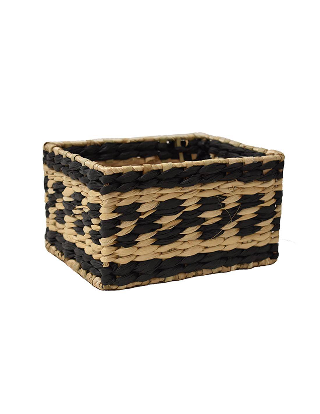 Καλάθι ψάθινο black rush 20Χ15Χ10