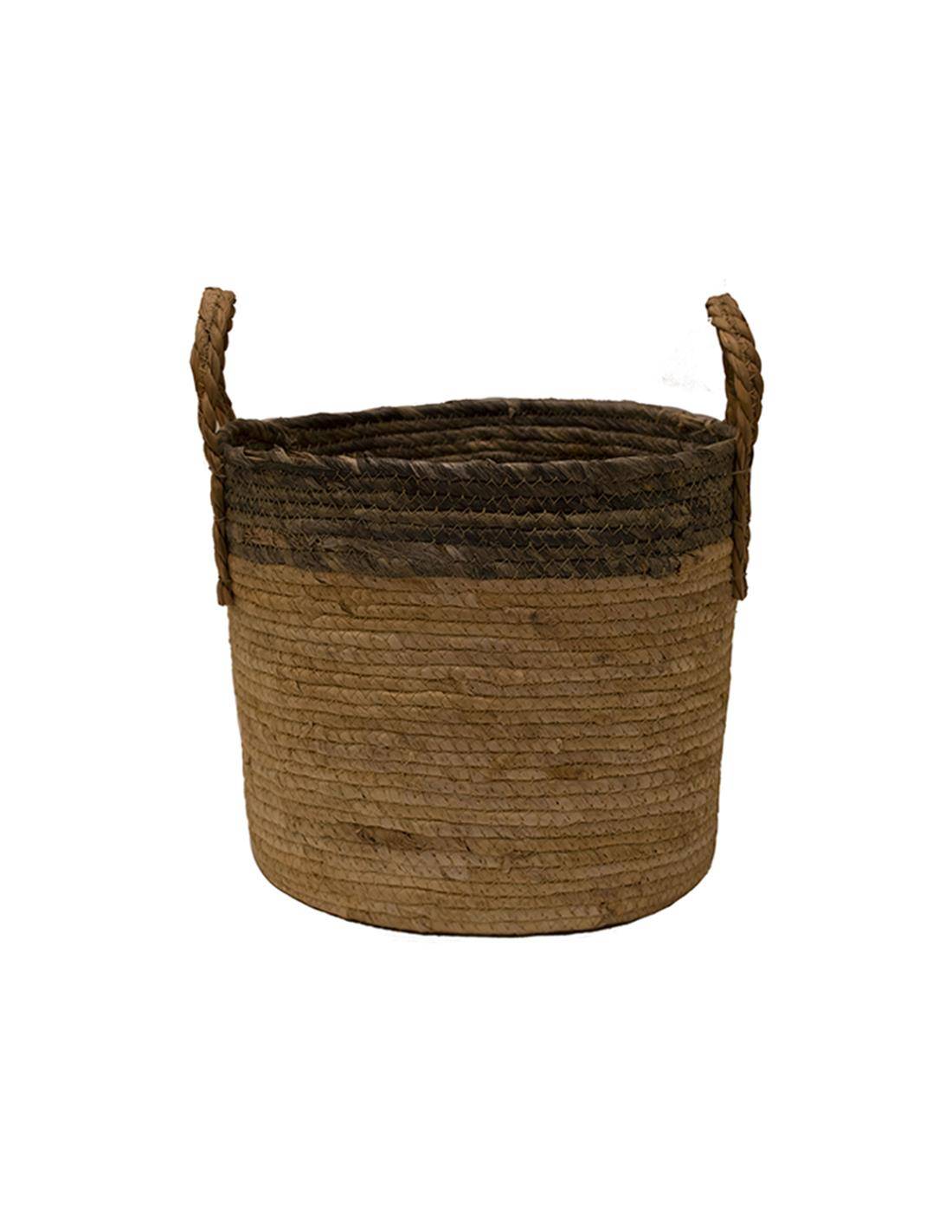 Καλάθι ψάθινο φυσικό   Φ35Χ29