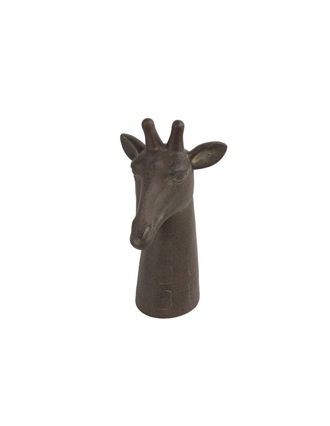 Καμηλοπάρδαλη διακοσμ.κεραμ. Καφέ χρ. 33εκ.