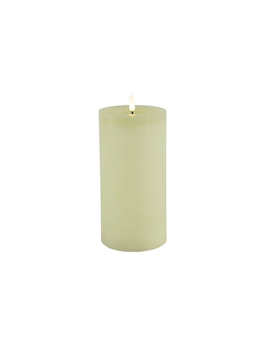 Κερί κορμός LED 10Χ20 εκρού