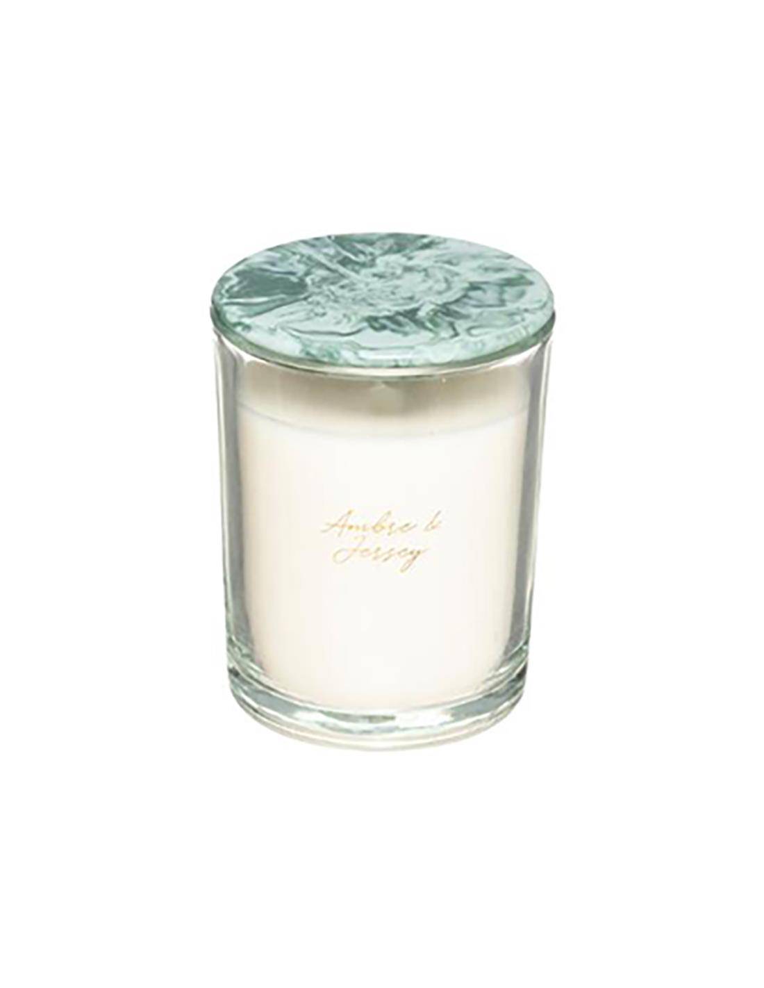 Κερί ποτήρι με αρωμ.κερί amber 8X10,4 σε κουτί