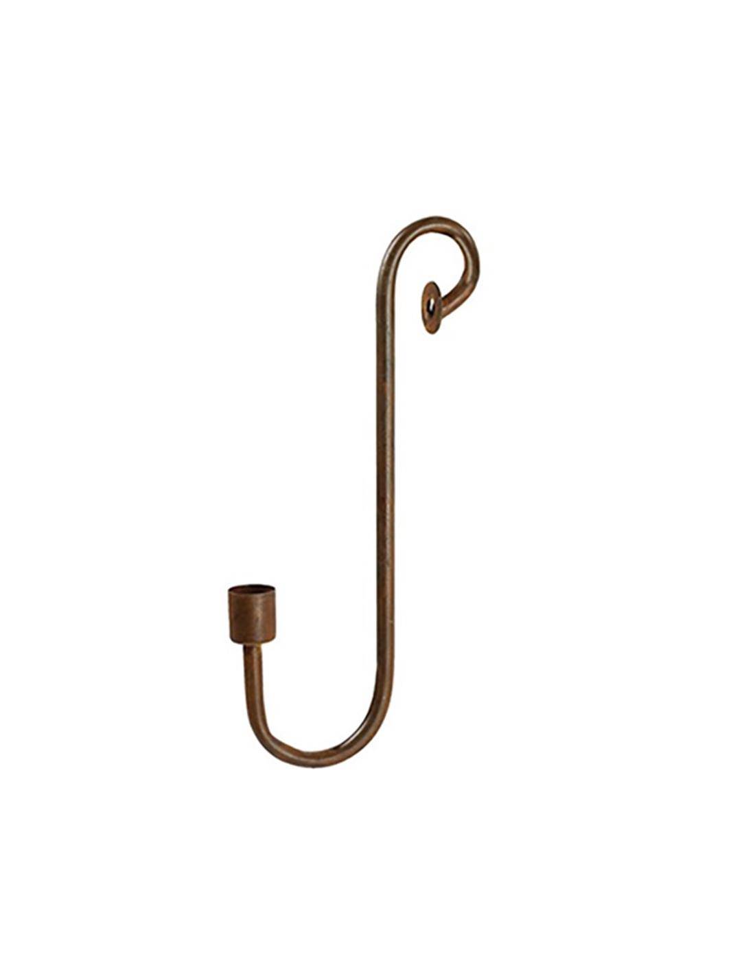 Κηροπήγιο άγκιστρο μπρονζέ υψος 28εκ.