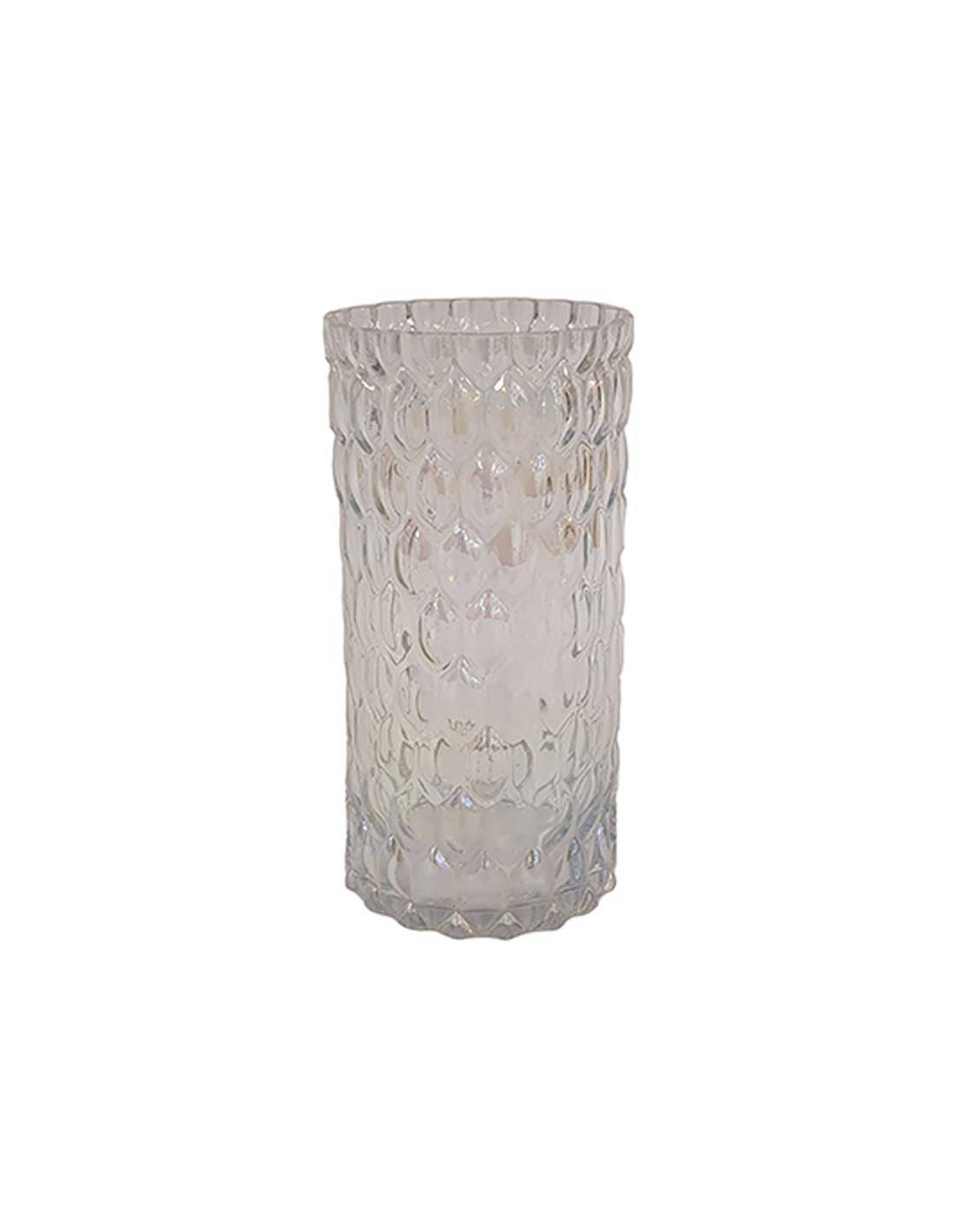 Κηροπήγιο γυαλ.vintage 13Χ25εκ.