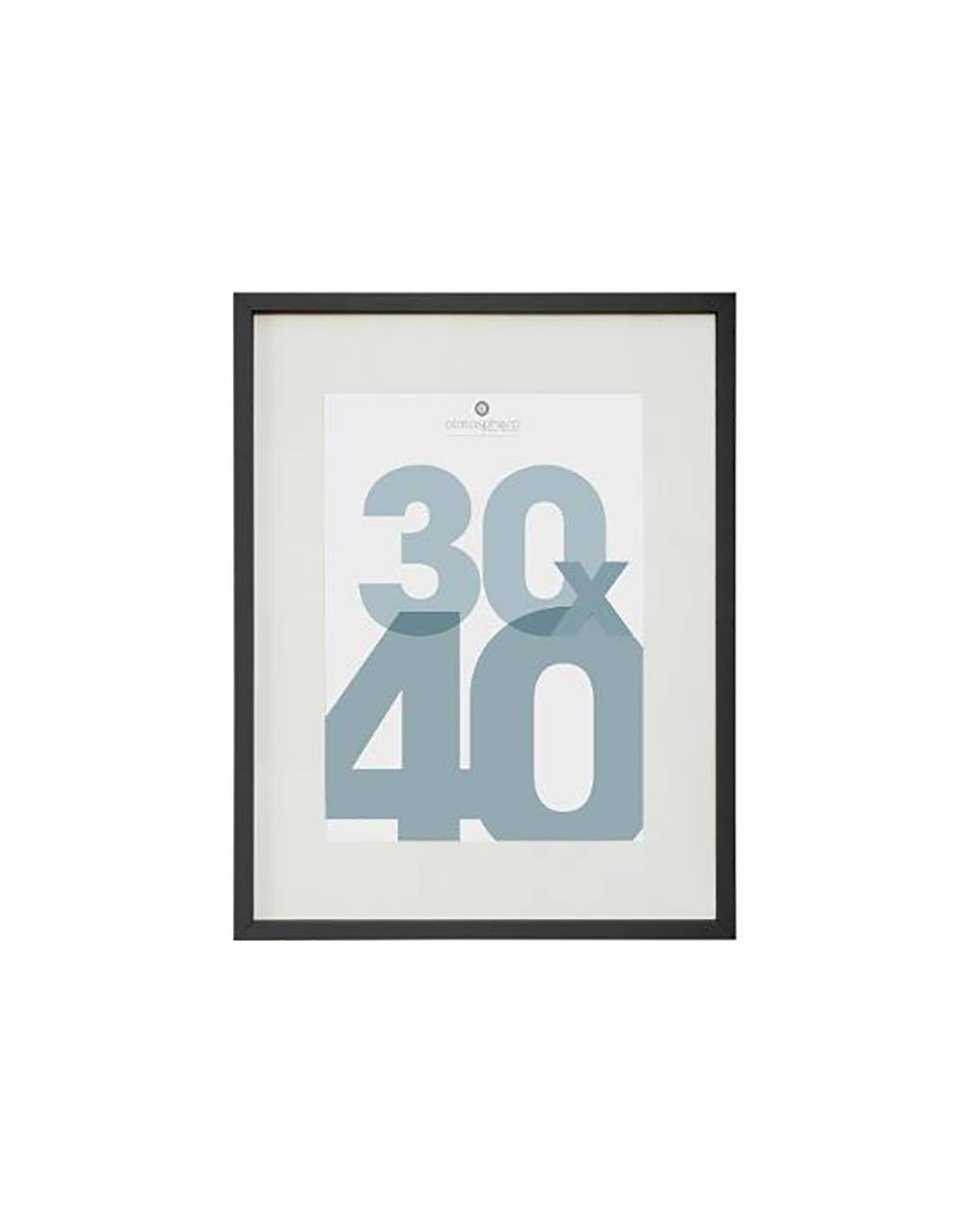 Κορνίζα ξυλ.μαύρη 30Χ40